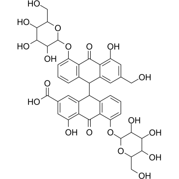 Sennoside C structure, CAS 37271-16-2