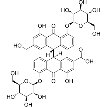 Sennoside D structure, CAS 37271-17-3