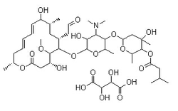 Kitasamycin tartrate structure, CAS 37280-56-1