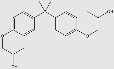 Propoxylated Bisphenol A structure, CAS 37353-75-6