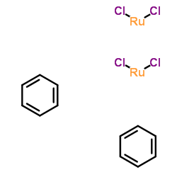 Benzeneruthenium(II) chloride dimer structure, CAS 37366-09-9