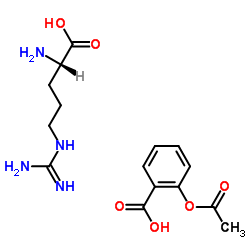 L-Arginine acetylsalicylate structure, CAS 37466-21-0