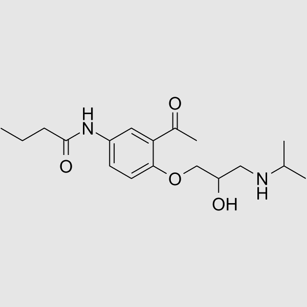 Acebutolol structure, CAS 37517-30-9