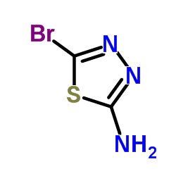 2-Amino-5-bromo-1,3,4-thiadiazole structure, CAS 37566-39-5