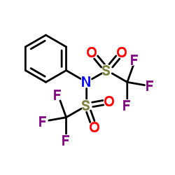 N,N-Bis(trifluoromethylsulfonyl)aniline structure, CAS 37595-74-7