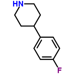 4-(4-Fluorophenyl)piperidine structure, CAS 37656-48-7