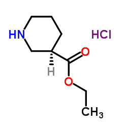 (R)-Piperidine-3-carboxylic acid ethyl ester hydrochloride structure, CAS 37675-19-7
