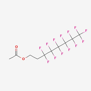2-Perfluorohexylethyl acetate structure, CAS 37858-03-0