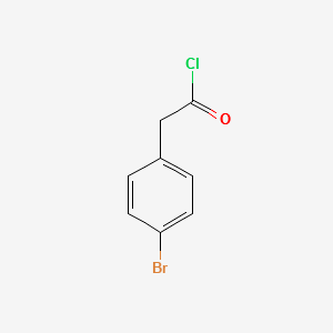 4-Bromophenylacetyl chloride structure, CAS 37859-24-8