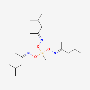 Methyltris(methylisobutylketoxime)silane structure, CAS 37859-57-7