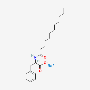 Sodium N-dodecanoyl-L-phenlyalaninate structure, CAS 37869-82-2