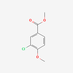 Methyl 3-chloro-4-methoxybenzoate structure, CAS 37908-98-8