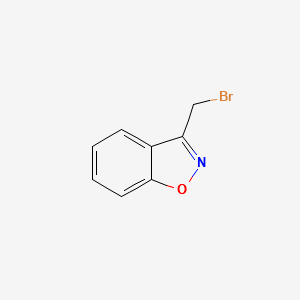3-Bromomethyl-1,2-benzisoxazole structure, CAS 37924-85-9