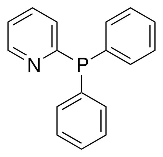 Diphenyl-2-pyridylphosphine structure, CAS 37943-90-1