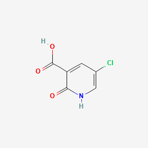 5-Chloro-2-hydroxynicotinic acid structure, CAS 38076-80-1