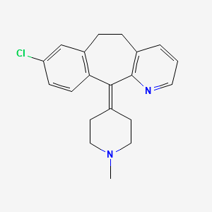 8-Chloro-6,11-dihydro-11-(1-methyl-4-piperidinylidene)-5H-benzo[5,6]cyclohepta[1,2-b]pyridine structure, CAS 38092-89-6