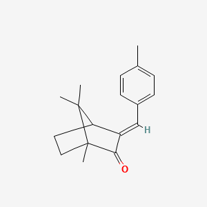 3-(4'-Methylbenzylidene)camphor structure, CAS 38102-62-4