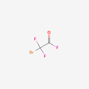 Bromodifluoroacetyl fluoride structure, CAS 38126-07-7