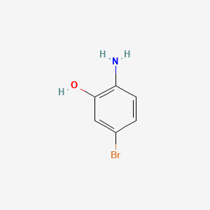 2-Amino-5-bromophenol structure, CAS 38191-34-3