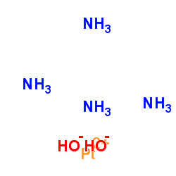 Tetraammineplatinum dihydroxide structure, CAS 38201-97-7