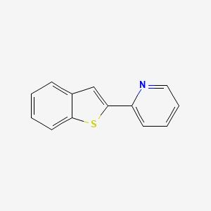 2-(2-Pyridyl)benzothiophene structure, CAS 38210-35-4