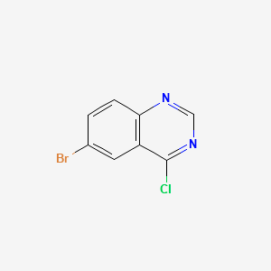 6-Bromo-4-chloroquinazoline structure, CAS 38267-96-8
