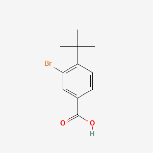 3-Bromo-4-tert-butylbenzoic acid structure, CAS 38473-89-1