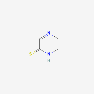 2-Mercaptopyrazine structure, CAS 38521-06-1