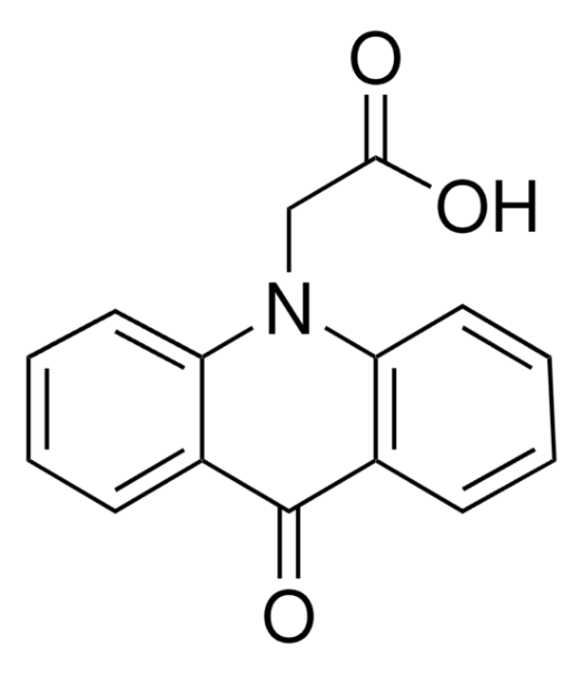 9-Oxo-10(9H)-acridineacetic acid structure, CAS 38609-97-1