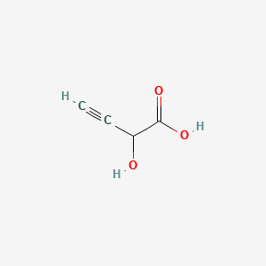 2-Hydroxy-3-butynoic acid structure, CAS 38628-65-8