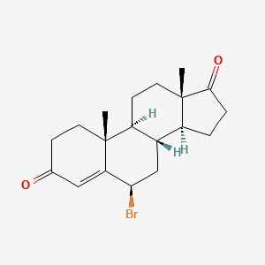 6-Bronmandrostenedione structure, CAS 38632-00-7