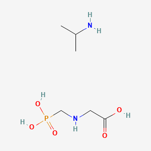 Glyphosate isopropylamine salt structure, CAS 38641-94-0