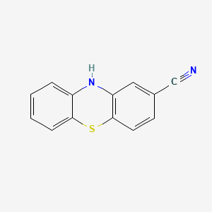 2-Cyano-phenothiazine structure, CAS 38642-74-9