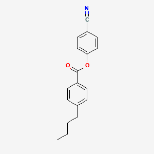 4-Cyanophenyl 4-butylbenzoate structure, CAS 38690-77-6