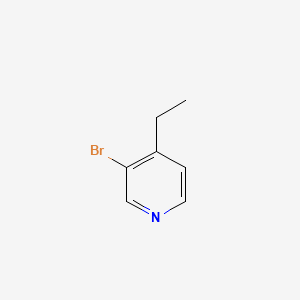 3-Bromo-4-ethylpyridine structure, CAS 38749-76-7