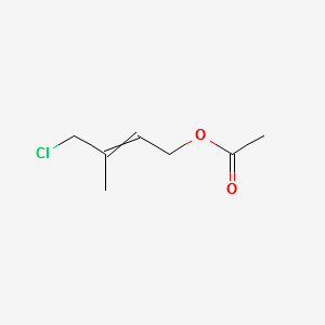 1-Acetoxy-4-chloro-3-methyl-2-butene structure, CAS 38872-49-0