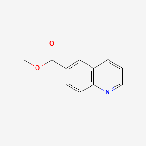 Methyl quinoline-6-carboxylate structure, CAS 38896-30-9