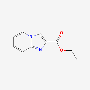 Ethyl imidazo[1,2-a]pyridine-2-carboxylate structure, CAS 38922-77-9