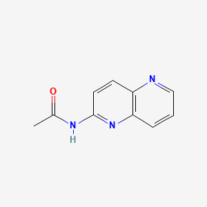 2-Acetylamino-1,5-naphthyridine structure, CAS 38956-59-1