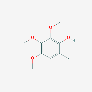 2,3,4-Trimethoxy-6-methylphenol structure, CAS 39068-88-7