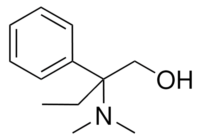 2-Dimethylamino-2-phenylbutan-1-ol structure, CAS 39068-94-5