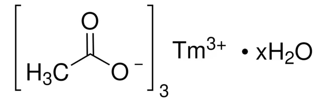 Thulium acetate structure, CAS 39156-80-4