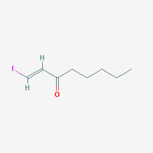 (E)-1-Iodo-1-octen-3-one structure, CAS 39178-64-8