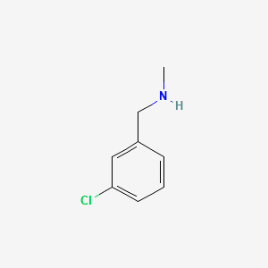 3-Chloro-N-methylbenzylamine structure, CAS 39191-07-6