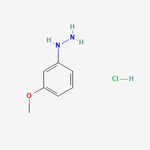 3-Methoxyphenylhydrazine hydrochloride structure, CAS 39232-91-2