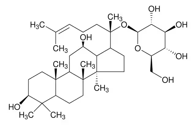 20(S)-Ginsenoside C-K structure, CAS 39262-14-1