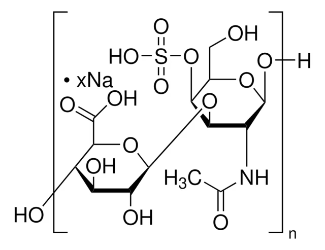 Chondroitin sulfate A sodium salt structure, CAS 39455-18-0