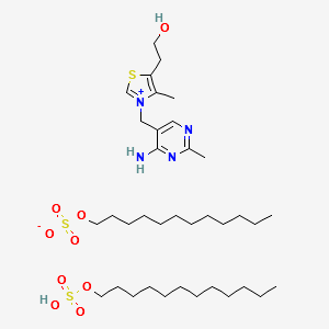 Thiamine dilauryl sulfate structure, CAS 39479-63-5