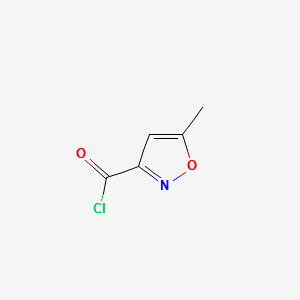 5-Methylisoxazole-3-carbonyl chloride structure, CAS 39499-34-8