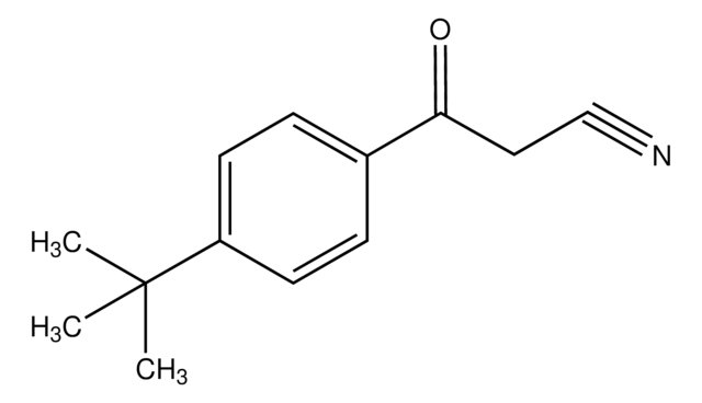 4-tert-Butylbenzoylacetonitrile structure, CAS 39528-62-6